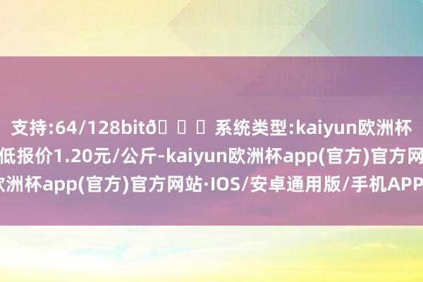 支持:64/128bit🍏系统类型:kaiyun欧洲杯appApp官方下载最低报价1.20元/公斤-kaiyun欧洲杯app(官方)官方网站·IOS/安卓通用版/手机APP下载